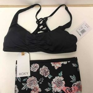 Roxy Swim Top Sz M & Roxy Pencil Emotion Bag